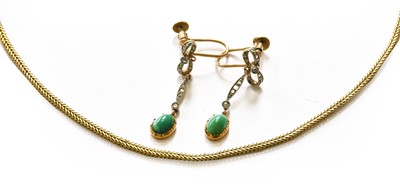 Lot 136 - A 9 carat gold chain, length 48cm (clasp...