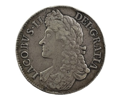 Lot 178 - James II, Crown 1687 TERTIO, obv. IACOBVS.II....