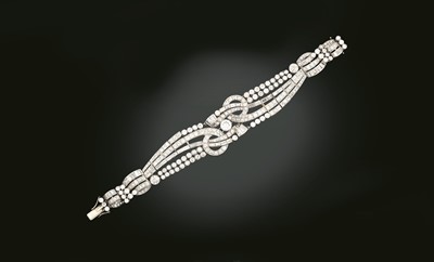 Lot 2353 - A Diamond Bracelet