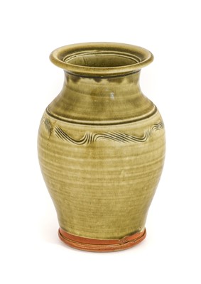 Lot 1047 - Jim Malone (b.1946): A Stoneware Jar and Cover,...