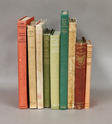 Lot 247 - Nine books on hunting and equestrian matters...