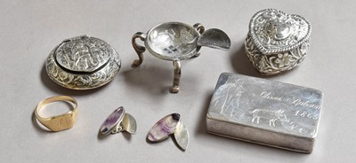 Lot 23 - A Collection of Silver and Silver Plate Items,...