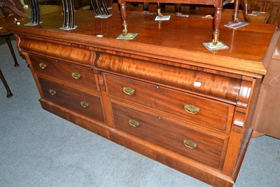 Lot 491 - A Victorian mahogany dresser base