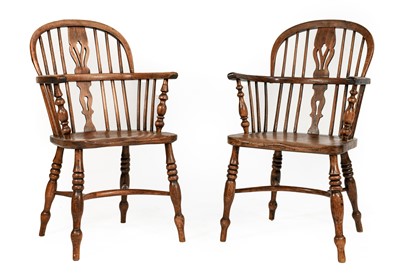 Lot 751 - A Pair of Mid 19th Century Yorkshire Ash and...