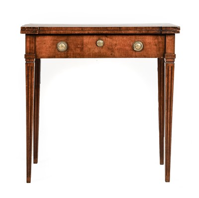 Lot 1143 - A George III Mahogany Foldover Card Table,...