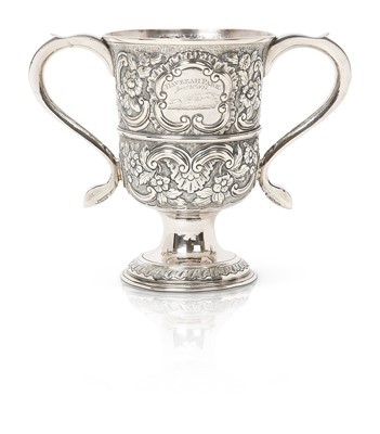 Lot 110 - A George III Provincial Silver Two-Handled Cup,...