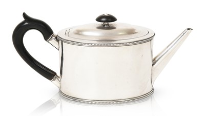 Lot 109 - A George III Silver Teapot, by Andrew...