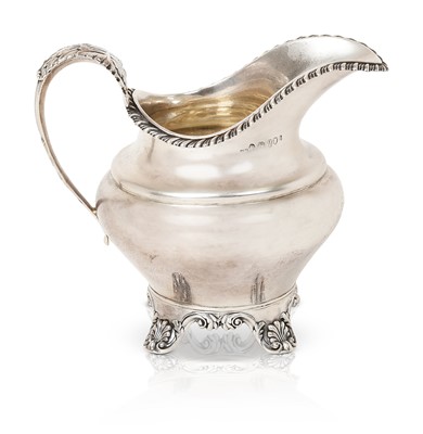 Lot 113 - A Victorian Provincial Silver Cream-Jug, by...