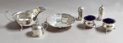 Lot 64 - A Collection of Assorted Silver, comprising: a...
