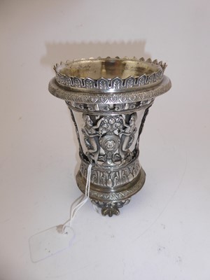 Lot 2050 - A Continental Silver Vase