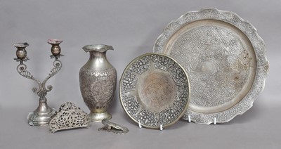 Lot 46 - A Collection of Assorted Silver Plate and...