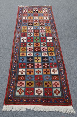 Lot 1125 - Gabbeh Runner, the polychrome...