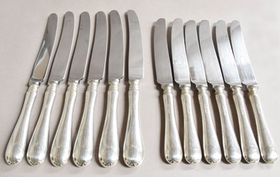 Lot 90 - A Set of Six Elizabeth II Silver Table-Knives...