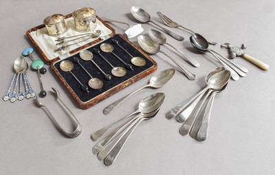 Lot 53 - A Collection of Assorted Silver and Silver...