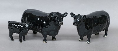 Lot 1150 - Beswick Aberdeen Angus Cattle