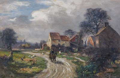 Lot 364 - William Greaves (1852-1938) 
''Traveller on a...