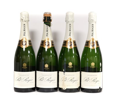 Lot 5022 - Pol Roger Réserve Champagne (four bottles)