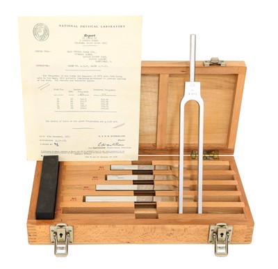 Lot 201 - Ragg Tuning Forks Ltd (Sheffield) Speed Camera Calibration Set