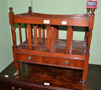 Lot 522 - A reproduction mahogany canterbury