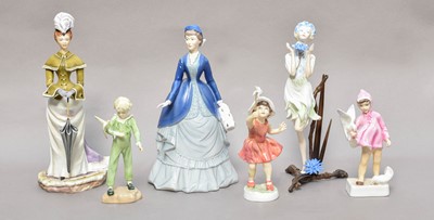 Lot 181 - A collection of Royal Worcester figures...