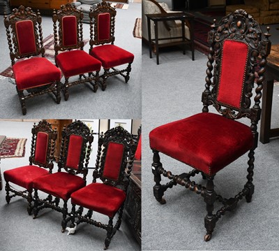 Lot 1269 - A harlequin set of ten 17th century style...