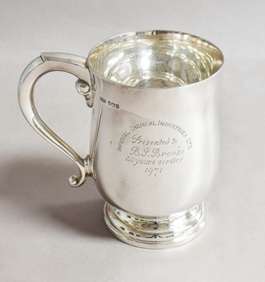 Lot 70 - An Elizabeth II Silver Mug, by James Dixon and...