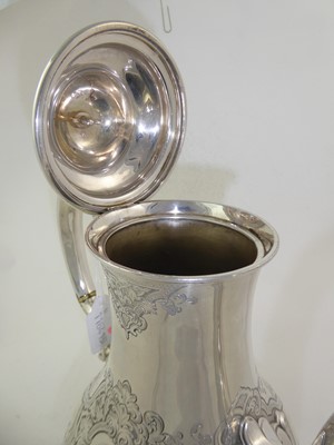 Lot 2081 - A Victorian Silver Coffee-Pot