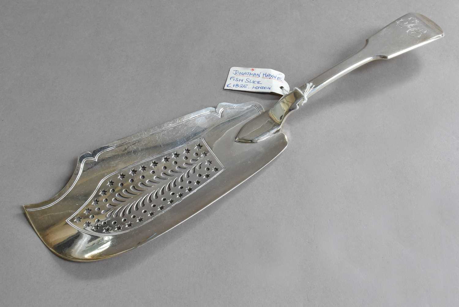 Lot 122 - A George IV Silver Fish-Slice, by Jonathan...