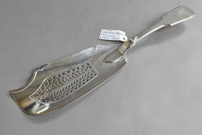 Lot 122 - A George IV Silver Fish-Slice, by Jonathan...