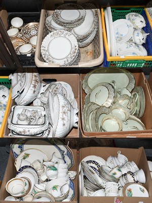 Lot 277 - Seven boxes of assorted ceramics, mainly...
