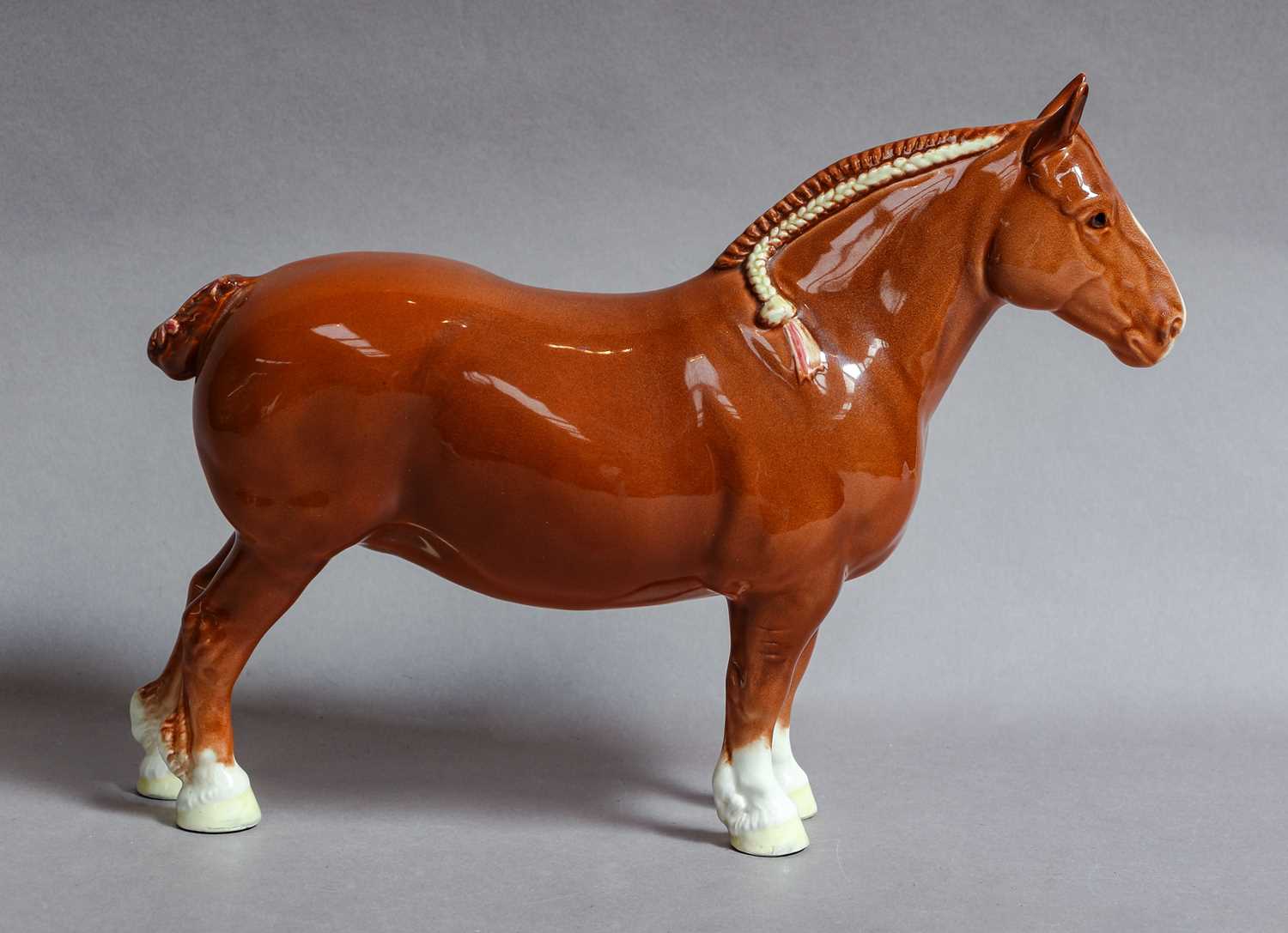 Lot 1187 - Beswick Suffolk Punch Champion "Hasse Dainty"