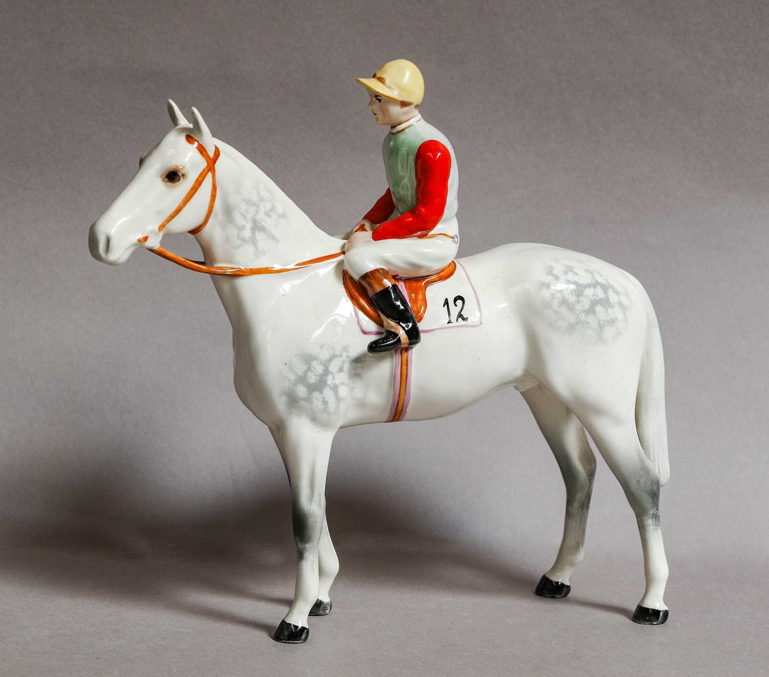 Lot 1176 - Beswick Horse and Jockey