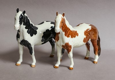 Lot 1182 - Beswick Pinto Ponies