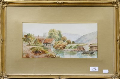 Lot 379 - C* Brown (19th/20th century) ''On the Thames...