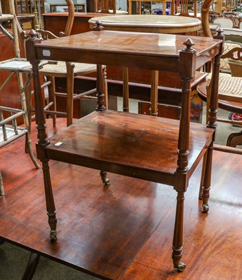 Lot 1293 - A Regency mahogany twin pedestal dining table...