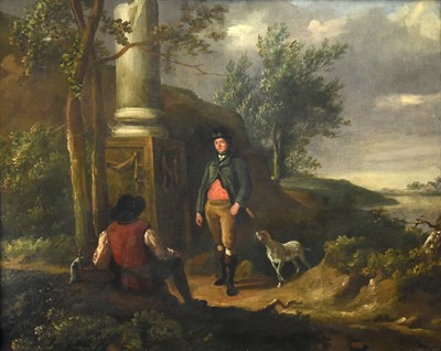 Lot 1083 - Follower of John Wootton (1686-1764) Traveller...