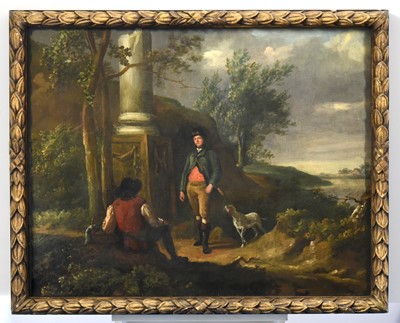Lot 1083 - Follower of John Wootton (1686-1764) Traveller...