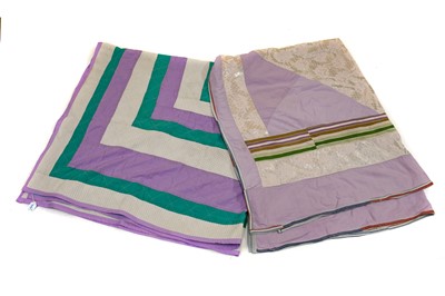 Lot 2106 - Two Early 20th Century Framed Quilts,...