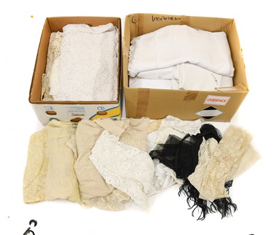 Lot 2110 - Mainly Early 20th Century Assorted White Linen...
