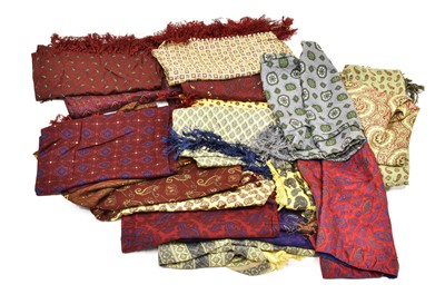 Lot 2079 - Mid 20th Century Gents Evening Scarves,...