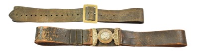 Lot 2106 - A Rare Victorian Leicester Police Leather Belt,...