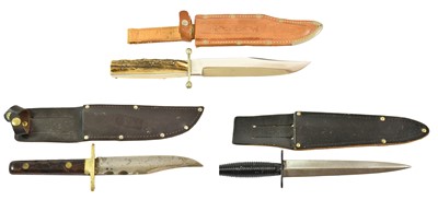 Lot 2299 - A Bowie Knife by William Rodgers, Sheffield,...