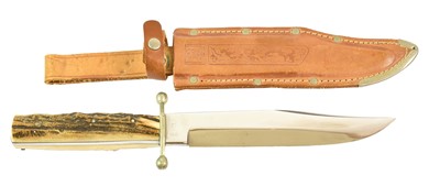 Lot 2299 - A Bowie Knife by William Rodgers, Sheffield,...