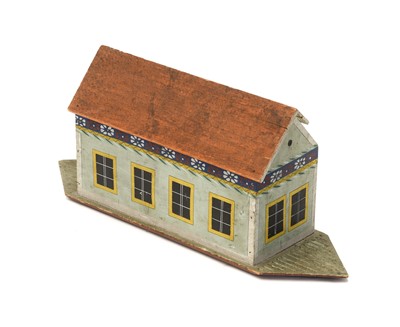 Lot 257 - A Painted Wood Model of Noah's Ark, late 19th...
