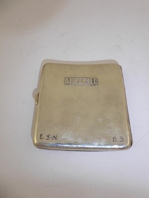 Lot 2060 - A George V Silver Cigarette-Case