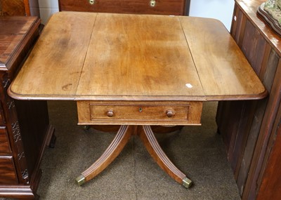 Lot 1375 - A Victorian mahogany Pembroke table with...