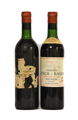 Lot 5072 - Château Lynch Bages, 1966 Pauillac (two bottles)