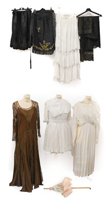Lot 2049 - Early 20th Century Costume, comprising a white...