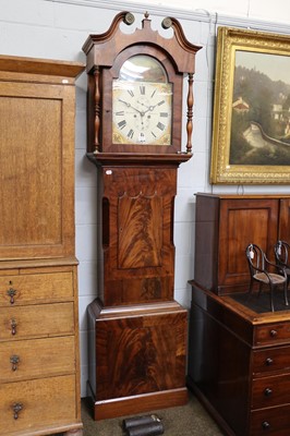 Lot 1215 - A Mahogany Eight Day Longcase Clock, circa...