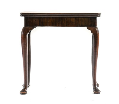 Lot 833 - A George III Mahogany Foldover Tea Table, 3rd...